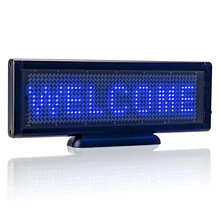 Mini Led Sign Rechargeable USB Programmable Message Board Portable Led Display with Base and Chain SMD Blue Color Text
Mini Led Sign Rechargeable USB Programmable Message Board Portable Led Display with Base and Chain SMD Blue Color Text