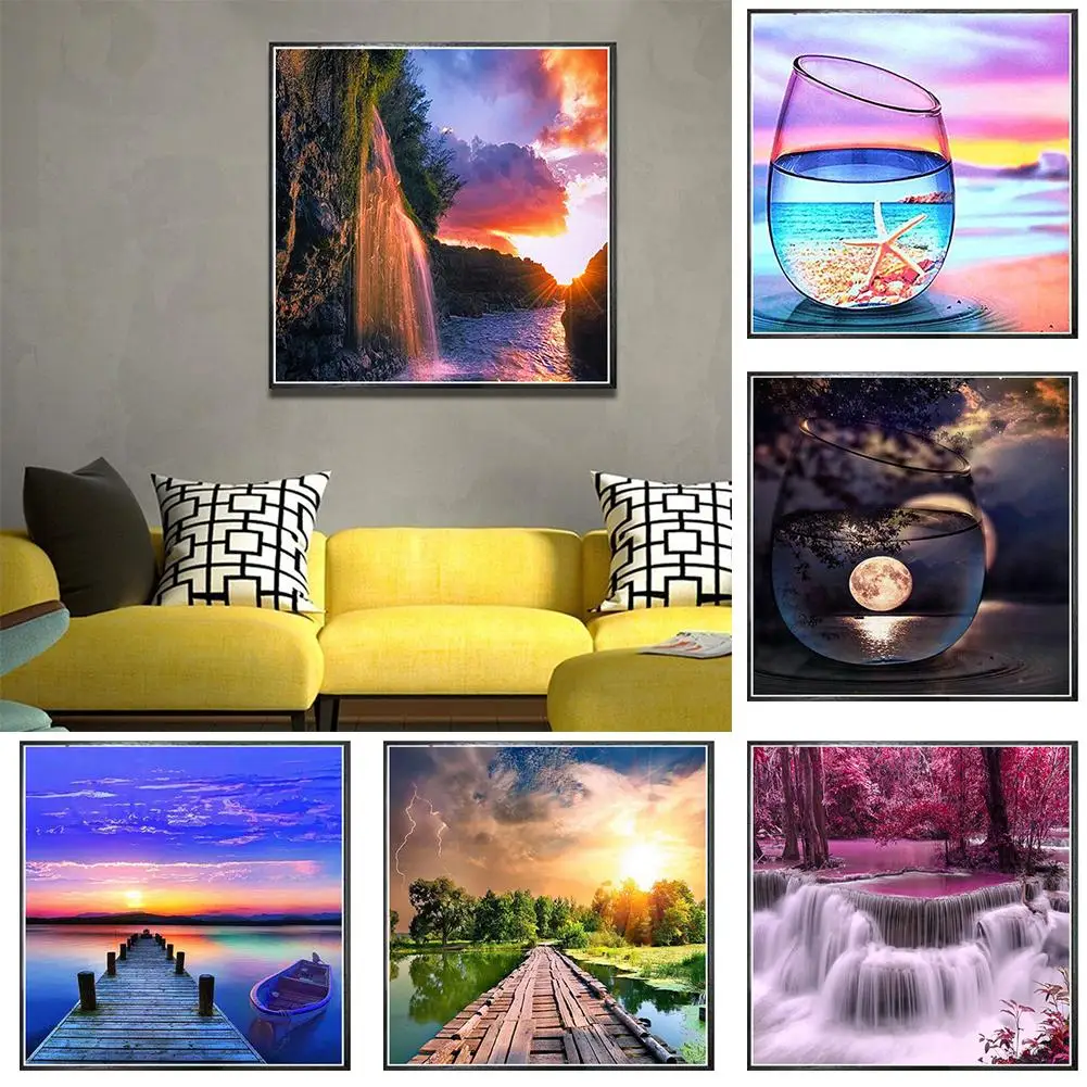 fashion 30x30cm Cup Beach Landscape Cross Stitch DIY Craft Full Round Diamond Painting Canvas Resin Unfinished Need you Handmade
fashion 30x30cm Cup Beach Landscape Cross Stitch DIY Craft Full Round Diamond Painting Canvas Resin Unfinished Need you Handmade