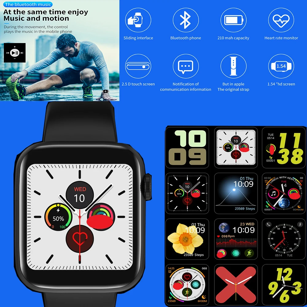 Smart Watch Men Women Sports Fitness Blood Pressure Heart Rate Call Message Reminder Pedometer D13 Smart Watch for Apple Xiaomi
Smart Watch Men Women Sports Fitness Blood Pressure Heart Rate Call Message Reminder Pedometer D13 Smart Watch for Apple Xiaomi