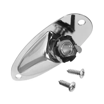 TSAI Guitar Pickup Boat Style Jack Plate 6.35mm 1/4" Output Input Loaded Plug Socket Replacement for FD Electric Guitarra
TSAI Guitar Pickup Boat Style Jack Plate 6.35mm 1/4" Output Input Loaded Plug Socket Replacement for FD Electric Guitarra
