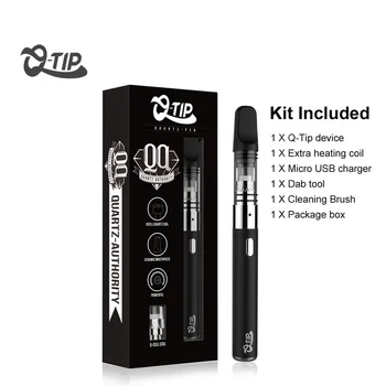 Airistech Airis Qtip Vaporizer 650mah Vapor Quartz Coil Electronic Cigarette Kit 510 Thread Wax Vape Pen for Wax and Concentrate
Airistech Airis Qtip Vaporizer 650mah Vapor Quartz Coil Electronic Cigarette Kit 510 Thread Wax Vape Pen for Wax and Concentrate