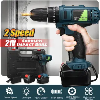 Convenient To Carry With 2 Lithium Ion Batteries Torque Cordless Electric Hammer Drill Screwdriver Mini Wireless Power Driver
Convenient To Carry With 2 Lithium Ion Batteries Torque Cordless Electric Hammer Drill Screwdriver Mini Wireless Power Driver