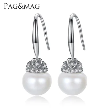 PAG-MAG S925 Sterling Silver Snare sq-pins set with 3A-class zircon 9-9.5mm steamed beads Fashion earrings
PAG-MAG S925 Sterling Silver Snare sq-pins set with 3A-class zircon 9-9.5mm steamed beads Fashion earrings