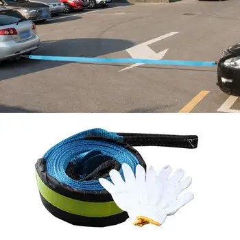 Automotive Polyester High Strength Tow Rope Off-Road Vehicle Reflective Traction Rope 5 Meters 8 Tons Widened Thick Pull Cart 
Automotive Polyester High Strength Tow Rope Off-Road Vehicle Reflective Traction Rope 5 Meters 8 Tons Widened Thick Pull Cart
