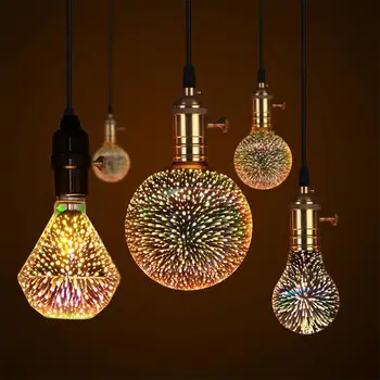 Fireworks Bulb 3D Diamonds Fireworks Light Holiday Home Decor Christmas Retro 3D Fireworks Bulb KTV Creative Fashion
Fireworks Bulb 3D Diamonds Fireworks Light Holiday Home Decor Christmas Retro 3D Fireworks Bulb KTV Creative Fashion