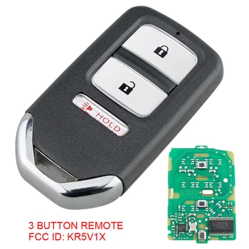 313.8 FSK 3 Buttons Smart Keyless Car Remote Key Fob with ID47 Chip KR5V1X Auto Key Replacement for HONDA FIT HR-V KR5V1X