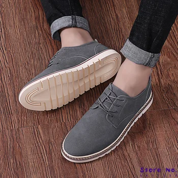 Men Casual Shoes Lace Up Cow Suede Men British Fashion Leisure Shoes Large Size 47 New Trendy Casual Oxford Shoes for Men
Men Casual Shoes Lace Up Cow Suede Men British Fashion Leisure Shoes Large Size 47 New Trendy Casual Oxford Shoes for Men
