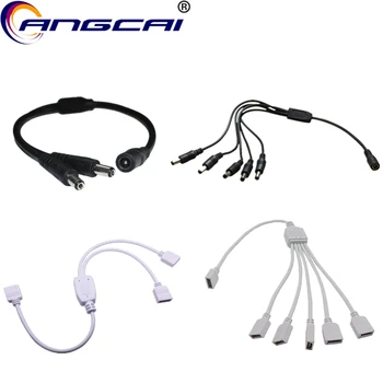 Splitter Cable Connector adapter DC 4PIN Female 1 to 2/5 way Male 5.5x2.1MM RGB For LED strip Light CCTV Camera Extended wire
Splitter Cable Connector adapter DC 4PIN Female 1 to 2/5 way Male 5.5x2.1MM RGB For LED strip Light CCTV Camera Extended wire