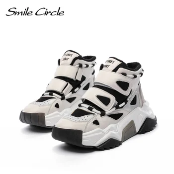 Smile Circle 2019 winter flat platform shoes women fashion High-top Sneakers women Keep warm Thick bottom casual shoes
Smile Circle 2019 winter flat platform shoes women fashion High-top Sneakers women Keep warm Thick bottom casual shoes