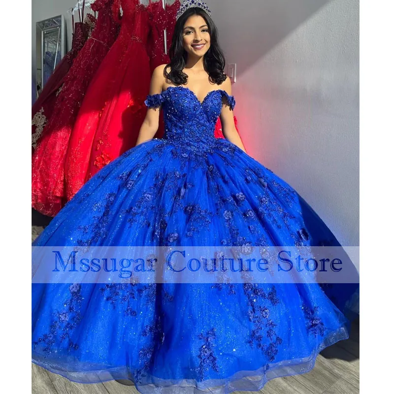 2022 Blue Princess Quinceanera Dresses Ball Gown Appliques Off Shoulder Sweet 16 Celebrity Dress Vestidos De Quinceañera
2022 Blue Princess Quinceanera Dresses Ball Gown Appliques Off Shoulder Sweet 16 Celebrity Dress Vestidos De Quinceañera