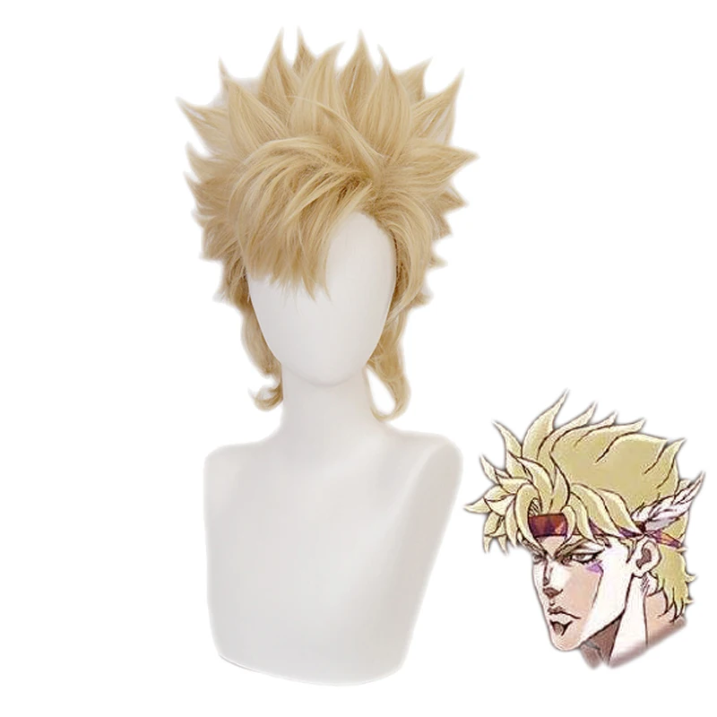 Jojo's Bizarre Adventure Caesar Anthonio Zeppeli Feather Cosplay Wig Yellow Short Hair Synthetic Hair Anime Costume Wig+ Wig Cap
Jojo's Bizarre Adventure Caesar Anthonio Zeppeli Feather Cosplay Wig Yellow Short Hair Synthetic Hair Anime Costume Wig+ Wig Cap