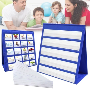 Desktop Pocket Chart Double-Sided and Self-Standing Mini Pocket Chart Stand for Individual or Small Group (43X 33cm)
Desktop Pocket Chart Double-Sided and Self-Standing Mini Pocket Chart Stand for Individual or Small Group (43X 33cm)