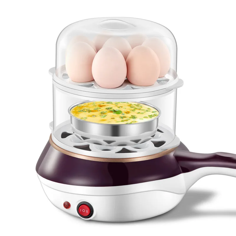 Sharp Collar Multi-functional Non-stick Pot Small Frying Pan Plug Fried ji dan qi Egg Boiler egg cokker Flat-bottom Pot Double L
Sharp Collar Multi-functional Non-stick Pot Small Frying Pan Plug Fried ji dan qi Egg Boiler egg cokker Flat-bottom Pot Double L