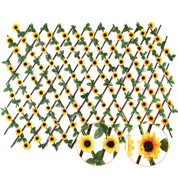 Expanding Trellis Fence Retractable Fence Artificial Sunflower Plant Fence UV Protected Privacy Screen For Garden Fence Backyar
Expanding Trellis Fence Retractable Fence Artificial Sunflower Plant Fence UV Protected Privacy Screen For Garden Fence Backyar