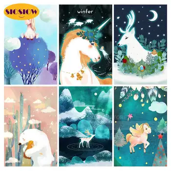 DIY 5d Diamond Painting Cartoon Unicorn Full Square Drill 3D Daimond Embroidery Mosaic Cross Stitch Unicorn Decor For Girls Room
DIY 5d Diamond Painting Cartoon Unicorn Full Square Drill 3D Daimond Embroidery Mosaic Cross Stitch Unicorn Decor For Girls Room