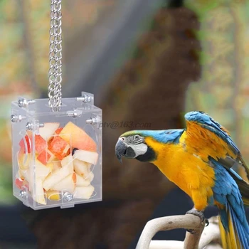 Parrot Creative Foraging Chew Toy Feeder Bird Intelligence Training Bird Cage Acrylic Feeding Box for Cockatiel Budgie
Parrot Creative Foraging Chew Toy Feeder Bird Intelligence Training Bird Cage Acrylic Feeding Box for Cockatiel Budgie