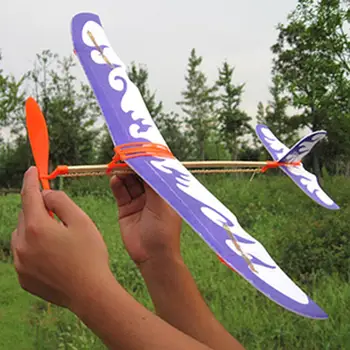 Kuulee Outdoor Glider Rubber Band Flying Aircraft Funny Modeling Toy for Kids Random Color High Quality Child Interesting Toys
Kuulee Outdoor Glider Rubber Band Flying Aircraft Funny Modeling Toy for Kids Random Color High Quality Child Interesting Toys