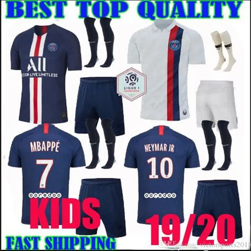 

new kit children shirt 19/20 PSG third maillot MBAPPE soccer jersey CAVANI VERRATTI 2019 2020 Paried kids jersey KIMPEMBE