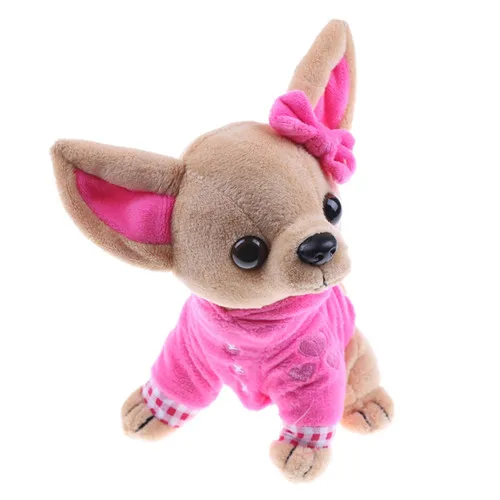 17 см плюшевый щенок чихуахуа детская игрушка кавайная имитационная кукла милая