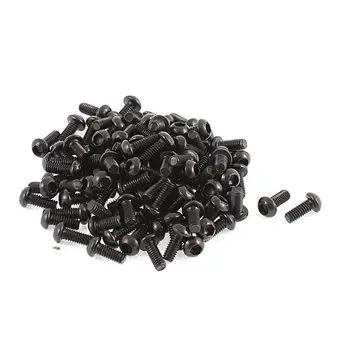M2.5x6mm Thread Button Head Hex Socket Cap Screw Bolt 100pcs 
M2.5x6mm Thread Button Head Hex Socket Cap Screw Bolt 100pcs