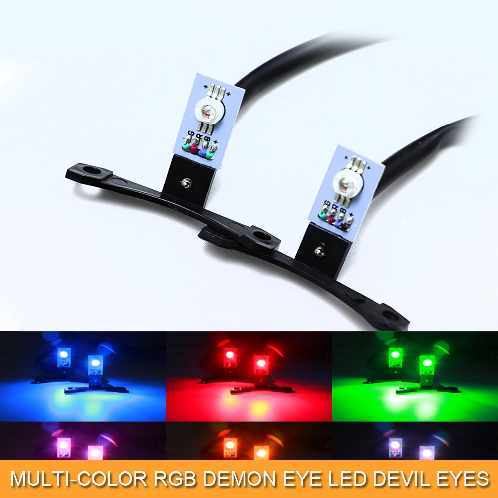 Auto motorcycle car devil eyes RGB Multi-color led Headlights Projector Retrofit wireless remote controller
Auto motorcycle car devil eyes RGB Multi-color led Headlights Projector Retrofit wireless remote controller