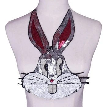 1Pc Bugs Bunny Sequin Patches Rabbit Embroidered Applique Fashion Clothing Decoration Sew on Patch DIY Accessories
1Pc Bugs Bunny Sequin Patches Rabbit Embroidered Applique Fashion Clothing Decoration Sew on Patch DIY Accessories