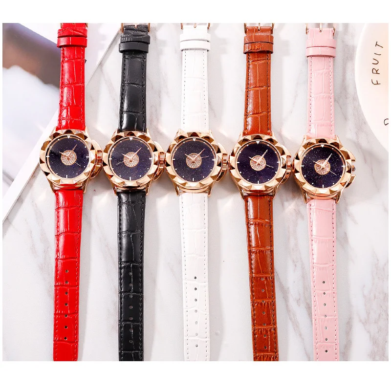 TurnFinger Women's Quartz Watch Comfortable Leather Wristband Atmospheric Starry Sky Surface Waterproof Fashion Luxury Hot Sale
TurnFinger Women's Quartz Watch Comfortable Leather Wristband Atmospheric Starry Sky Surface Waterproof Fashion Luxury Hot Sale