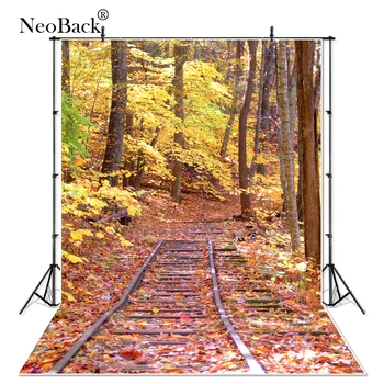 NeoBack Golden Fall Scenic Forest View Photo Background Printed Autumn Forest Railway Maple Tree Photo Wedding Backdrops P0683
NeoBack Golden Fall Scenic Forest View Photo Background Printed Autumn Forest Railway Maple Tree Photo Wedding Backdrops P0683