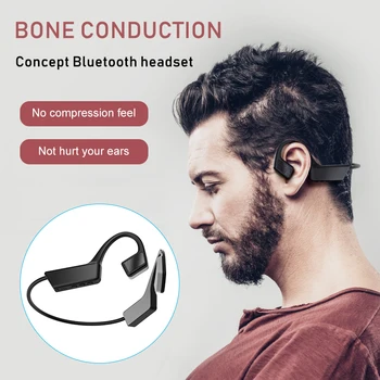 Bluetooth 5.0 Wireless Headset Bone Conduction Headsfree Outdoor Headphone Earphone Running LHB99 
Bluetooth 5.0 Wireless Headset Bone Conduction Headsfree Outdoor Headphone Earphone Running LHB99