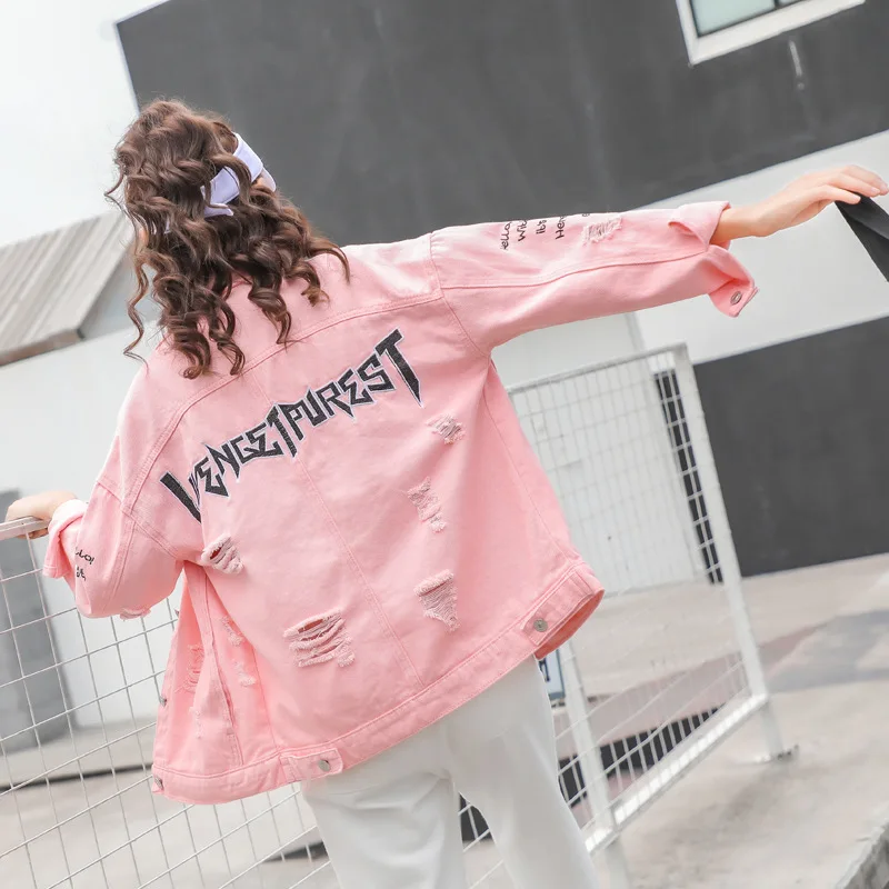 Quality-2019 Autumn Ol Elegant Korean-style Cowboy Long Sleeve Fold-down Collar Loose Women's WOMEN'S Jacket Place of Origin Sup
Quality-2019 Autumn Ol Elegant Korean-style Cowboy Long Sleeve Fold-down Collar Loose Women's WOMEN'S Jacket Place of Origin Sup