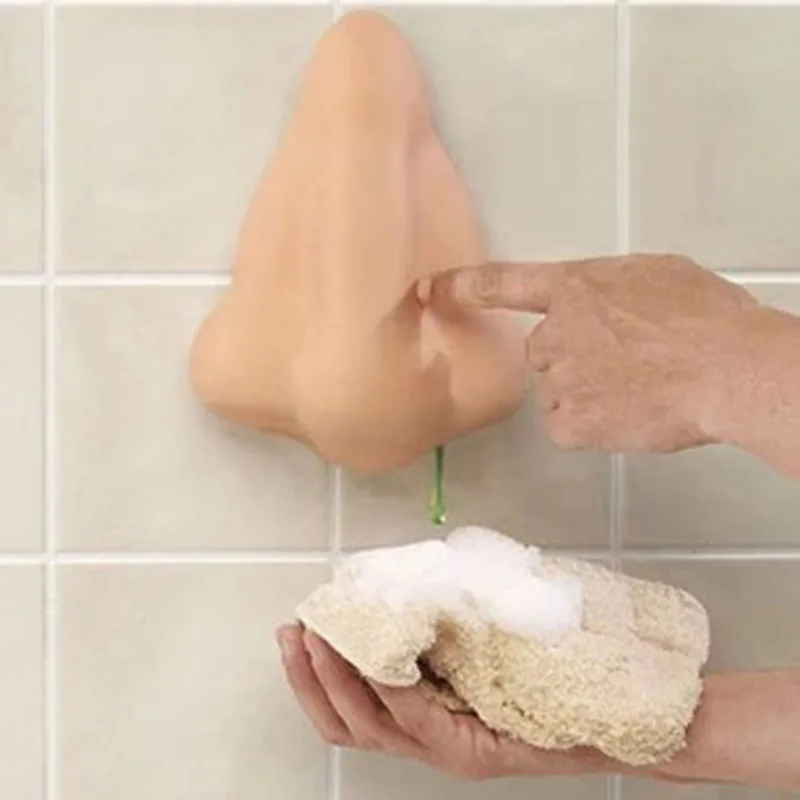 Cute Nose Shape Shower Gel Hand Soap Dispenser Dispenser Funny Nose Bathroom Display With Suction Hook Novelty Random Color
Cute Nose Shape Shower Gel Hand Soap Dispenser Dispenser Funny Nose Bathroom Display With Suction Hook Novelty Random Color