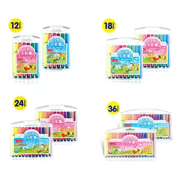 1 Set Watercolor Pen 12/24/36/48 Color Non-toxic Washable Large Capacity Children Triangle Painting Pens 72XC
1 Set Watercolor Pen 12/24/36/48 Color Non-toxic Washable Large Capacity Children Triangle Painting Pens 72XC
