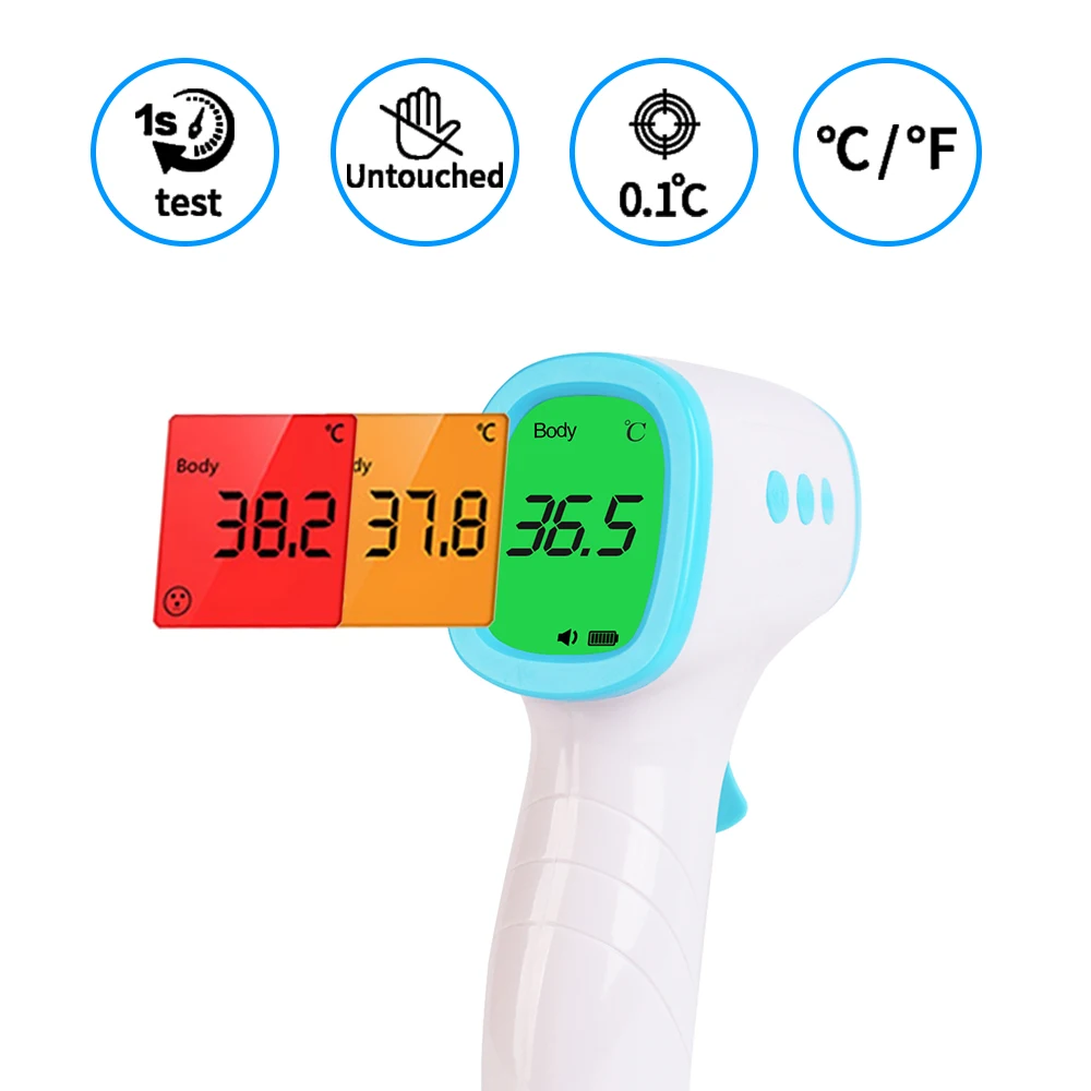 Infrared Forehead Body Thermometer Baby Adult Digital LCD Temperature Meter Gun Non-contact Body Thermometer Measurement Meter
Infrared Forehead Body Thermometer Baby Adult Digital LCD Temperature Meter Gun Non-contact Body Thermometer Measurement Meter