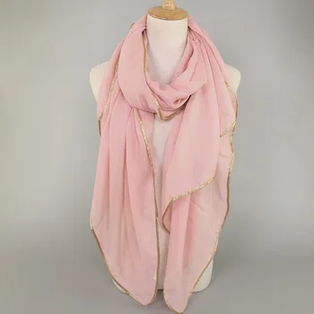 2018 New Fashion Lady Brand Plain Scarves Cotton Viscose Solid Gold Chain Comfortable And Elegant Wrap Warm Hijab Snood 180*90Cm
2018 New Fashion Lady Brand Plain Scarves Cotton Viscose Solid Gold Chain Comfortable And Elegant Wrap Warm Hijab Snood 180*90Cm