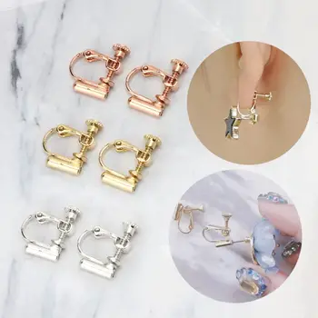 1 Pair Clip on Earring Converters No-pierced Ears Turn Any Studs Into A Clip-On Adjustable
1 Pair Clip on Earring Converters No-pierced Ears Turn Any Studs Into A Clip-On Adjustable