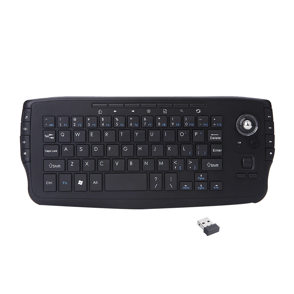 2.4G Trackball Wireless Keyboard Multi-Media Functional Air Mouse Keypad Universal Home Office Keyboard for Android TV PC
2.4G Trackball Wireless Keyboard Multi-Media Functional Air Mouse Keypad Universal Home Office Keyboard for Android TV PC