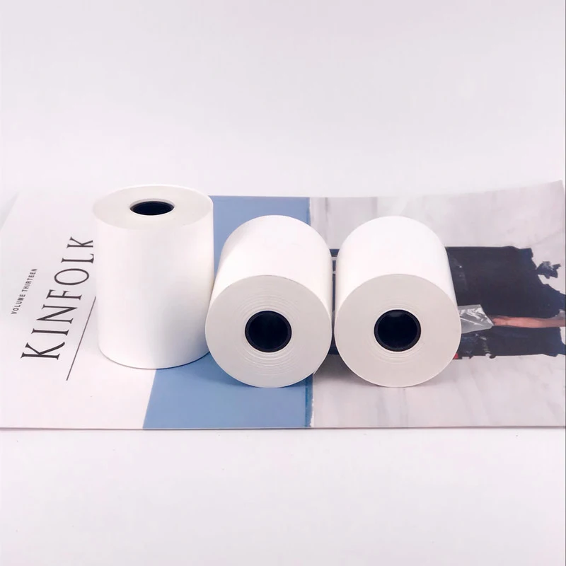Фото 3 шт. 80 мм термостикер рулон бумаги с самоклеящейся для Peripage A3 Мини карманная