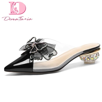 Doratasia 2020 Brand Design Sweet Bow Transparent PVC Clear Round Heels Summer Women Sandals Mules Pumps Woman Shoes
Doratasia 2020 Brand Design Sweet Bow Transparent PVC Clear Round Heels Summer Women Sandals Mules Pumps Woman Shoes