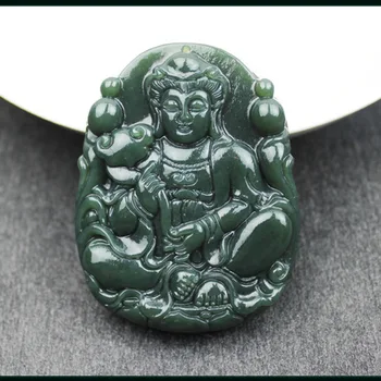 Xinjiang Hetian Jade Guanyin Pendant 
Xinjiang Hetian Jade Guanyin Pendant