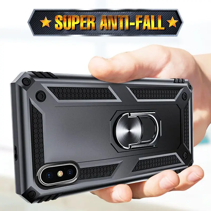 Luxury Shockproof Bumper Case Cover On The For IPhone 7 6 6s 8 Plus Silicone Ring Case For IPhone X XS Max XR Soft Phone Case
Luxury Shockproof Bumper Case Cover On The For IPhone 7 6 6s 8 Plus Silicone Ring Case For IPhone X XS Max XR Soft Phone Case
