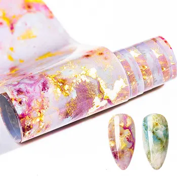 RBAN NAIL Marble Series Nail Foils Pink Green Foils Bright Marble Nail Art Transfer Sticker Paper DIY Design Nail Tips 
RBAN NAIL Marble Series Nail Foils Pink Green Foils Bright Marble Nail Art Transfer Sticker Paper DIY Design Nail Tips