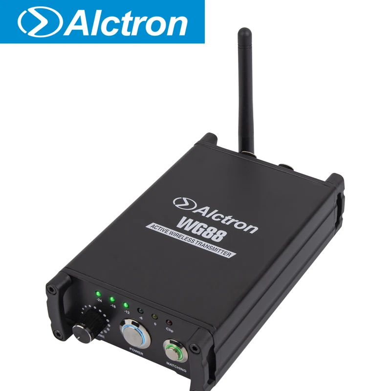 

Alctron WG88 stereo active wireless transmitter, un-compression tech, 2.4G universal license-free ISM frequency selections