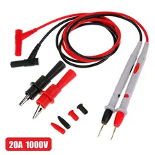 Multimeter Test Leads Universal Cable 1000V 20A Measuring Probes Pen For Multi-Meter Tester Wire Tips Probe Test Lead Alligator
Multimeter Test Leads Universal Cable 1000V 20A Measuring Probes Pen For Multi-Meter Tester Wire Tips Probe Test Lead Alligator