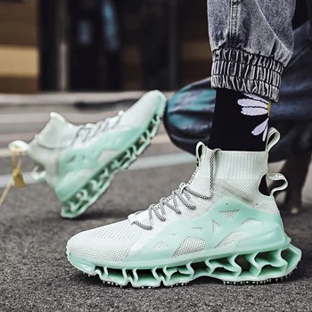 Fashion Flying Woven Sock Shoes Men High Top Chunky Sneakers Men Damping Non-slip Shoes Men Casual Shoes Zapatos Hombre
Fashion Flying Woven Sock Shoes Men High Top Chunky Sneakers Men Damping Non-slip Shoes Men Casual Shoes Zapatos Hombre