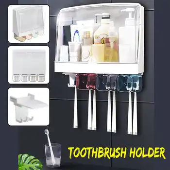 Magnetic Adsorption Toothbrush Holder Automatic Toothpaste Squeezer Dispenser Wall Mount Storage Rack Bathroom Accessories
Magnetic Adsorption Toothbrush Holder Automatic Toothpaste Squeezer Dispenser Wall Mount Storage Rack Bathroom Accessories