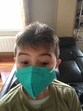 Mascarillas faciales FFP2 KN95 de 5 capas para niños, máscaras higiénicas reutilizables FFP3, color variado