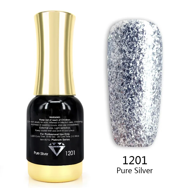 

Venalisa Super Color Gel Varnish 12ml Diamond Shining Glitter Sequin Starry Platinum Nail Enamel Long Lasting Time Gel Polish