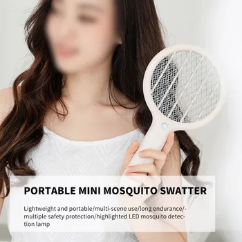 Mosquito Swatter Killer With Led Light Electric Portable Handheld Racket USB Insect Fly Bug Mosquito Zapper Swatter Killer
Mosquito Swatter Killer With Led Light Electric Portable Handheld Racket USB Insect Fly Bug Mosquito Zapper Swatter Killer