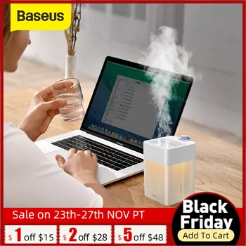 Baseus Dual Spary Air Humidifier Electricity Diffuser Ultrasonic Mini Humidifier for Home Car USB Fogger Mist Maker with Light
Baseus Dual Spary Air Humidifier Electricity Diffuser Ultrasonic Mini Humidifier for Home Car USB Fogger Mist Maker with Light