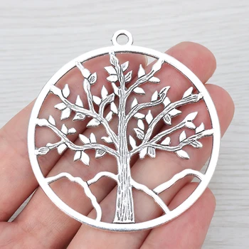 4 x Hollow Open Large Round Tree Charms Pendants for Necklace Jewelry Making Findings 57x57mm
4 x Hollow Open Large Round Tree Charms Pendants for Necklace Jewelry Making Findings 57x57mm